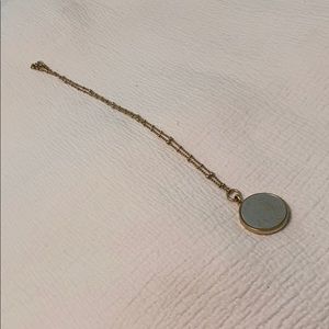 gold reversible lucky brand pendant necklace